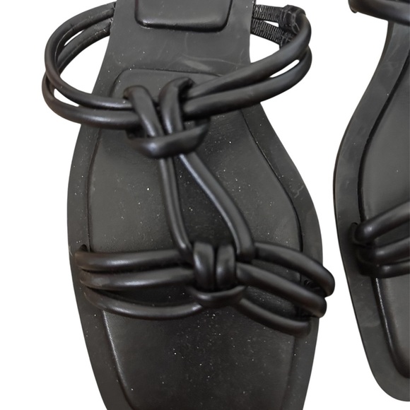 Azalea Wang Black Women's Sandals 9 - Picture 3 of 5